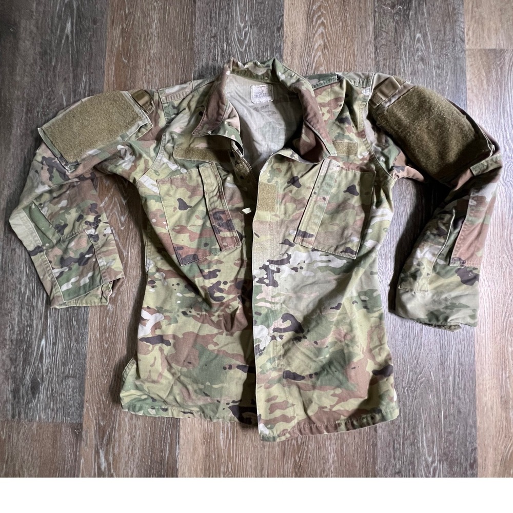 Military Issue OCP Multicam Combat Coat Mens 33R Camo Tactical Field Jacket